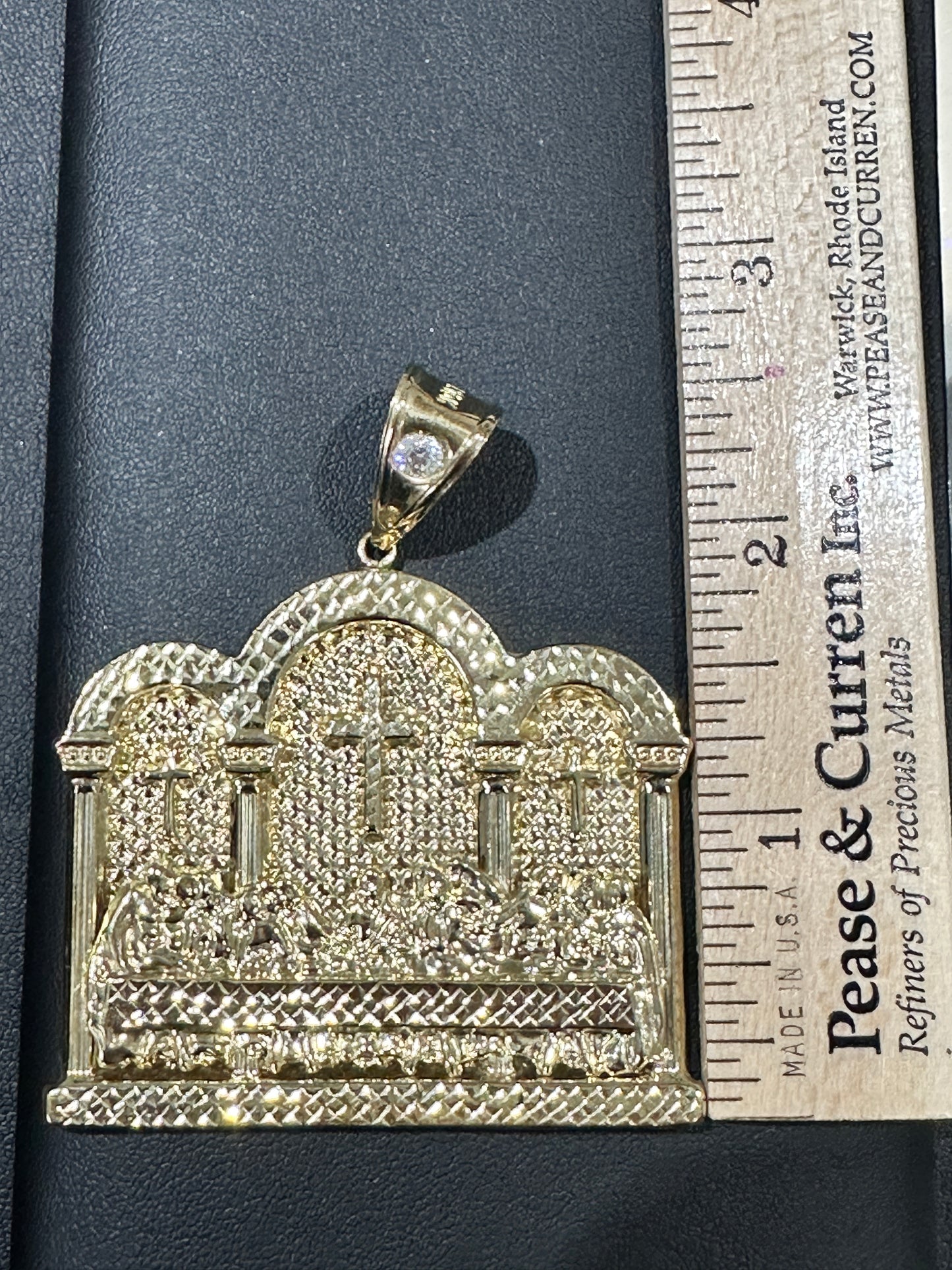 10Kt Last Supper Charm